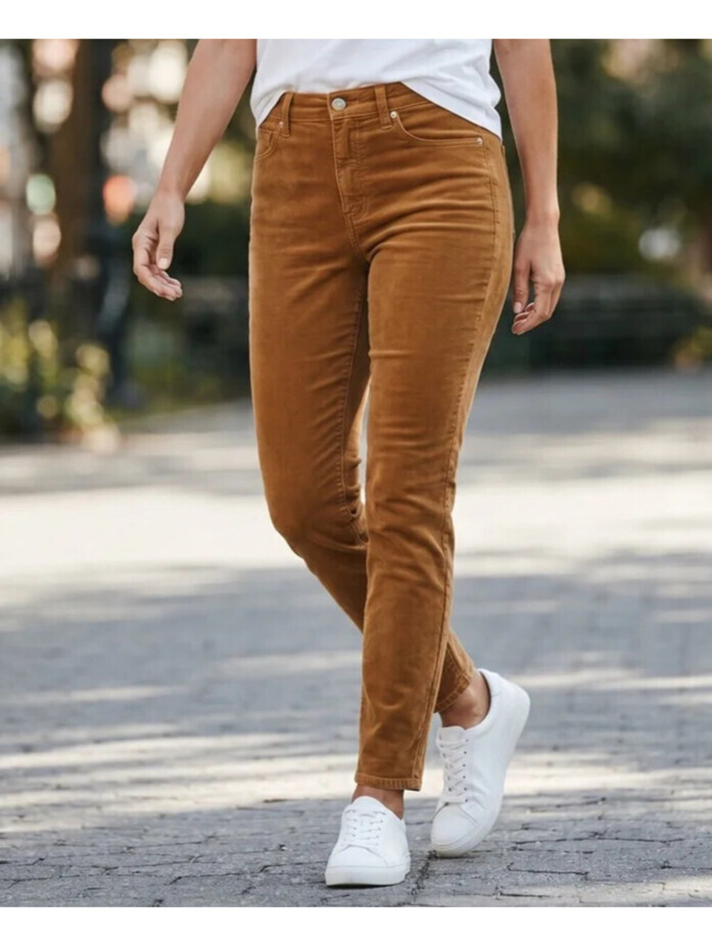 Talbots Sz 12 Flawless High Waist Jegging Ankle Skinny Leg Slimming Caramel NEW